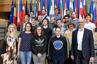 JUSOS Ulm mit Peter Simon im EU-Parlament